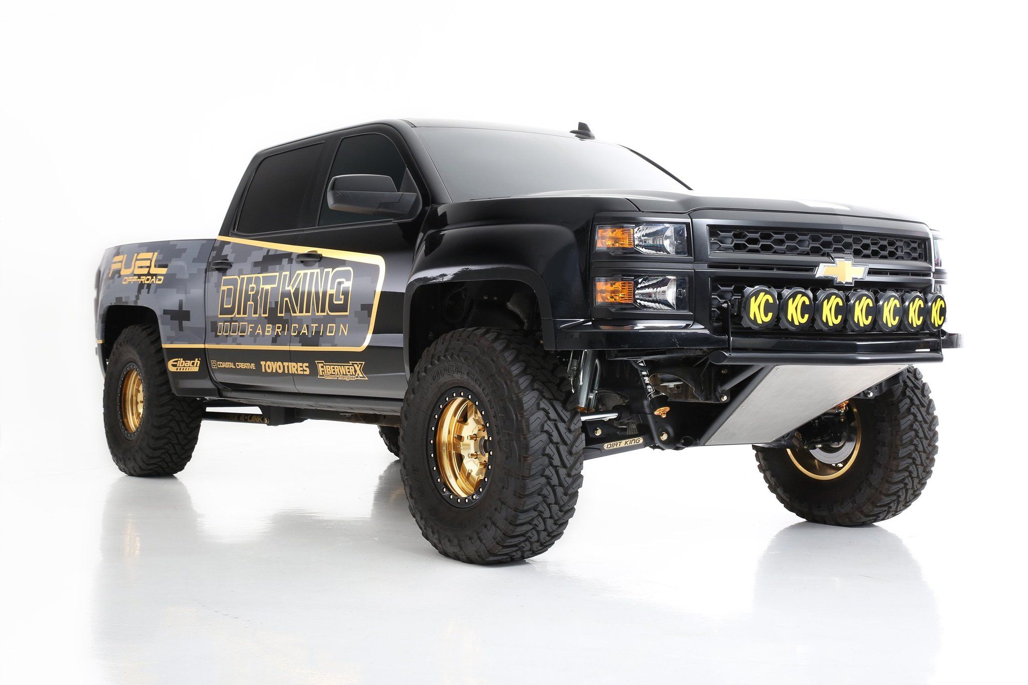 14-18 Chevrolet Silverado Truck Bedside Panels with 6