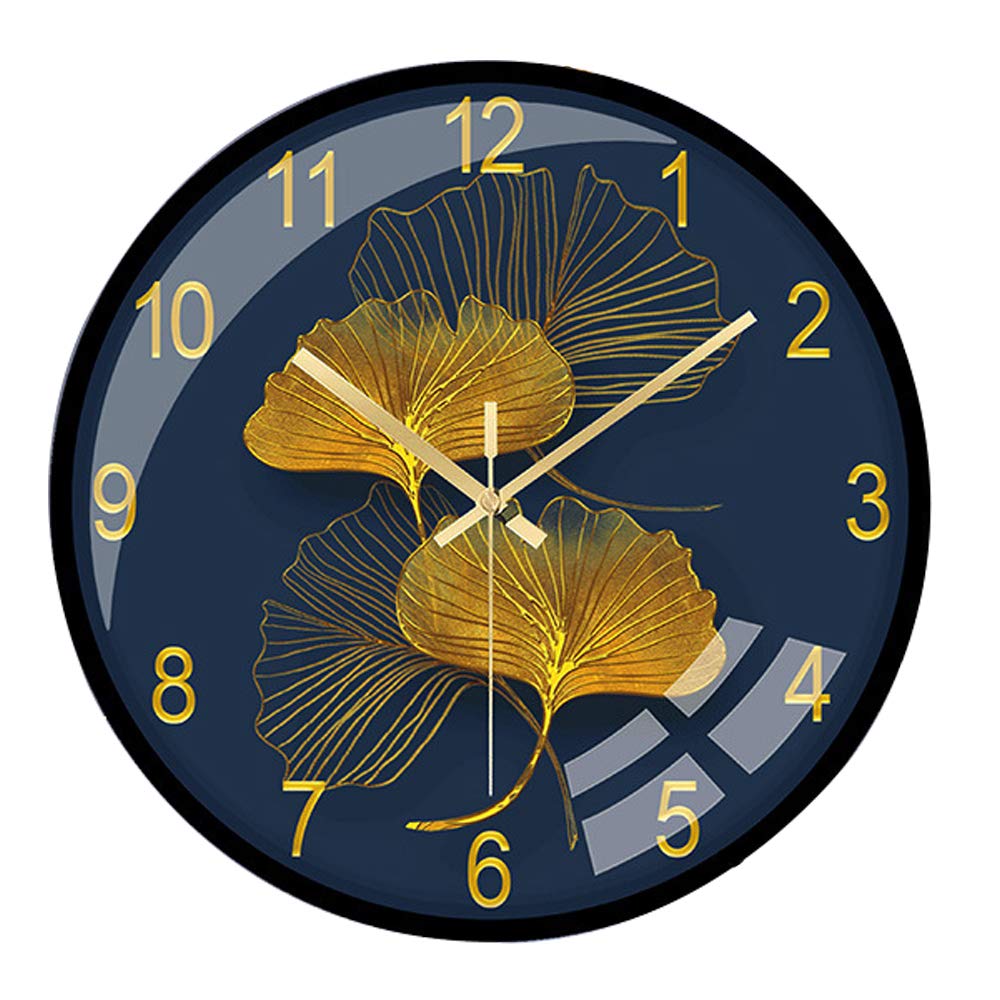 Stylish Silent Wall Clock for Living Room & Bedroom - Modern Decorative Home Office Clock with Easy Installation - Perfect for Home, Hotel, Study & Office Decor