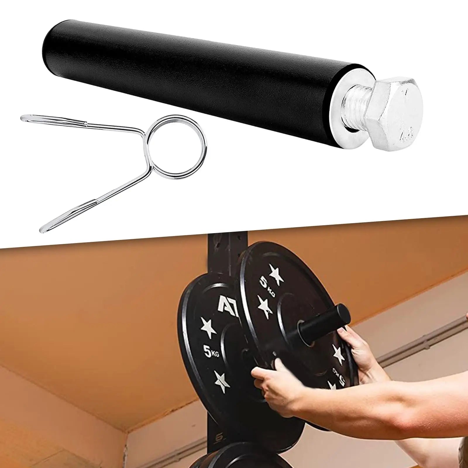 Power Squat Rack Holder - Heavy Duty Home Gym Equipment for Strength Training | Perfect for Squats, Bench Press & Weightlifting in Small Spaces