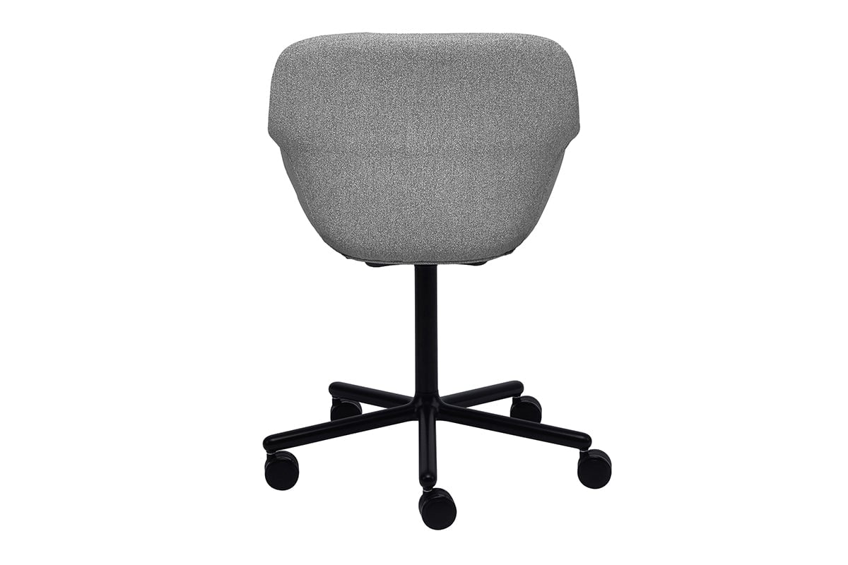 Tommy Tub Fabric Swivel Chair with Sturdy Base - Comfortable Modern Lounge Chair for Living Room, Bedroom, or Office