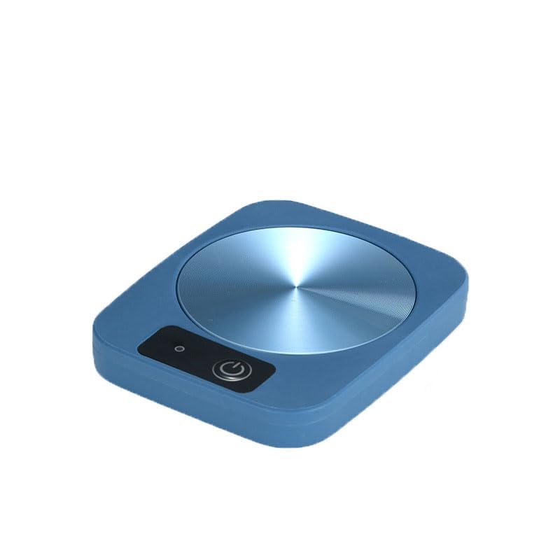 55°C Constant Temperature Heating Pad - USB Warm Cup Warmer for Coffee, Tea & Milk - Perfect for Office, Home & Travel (Blue)