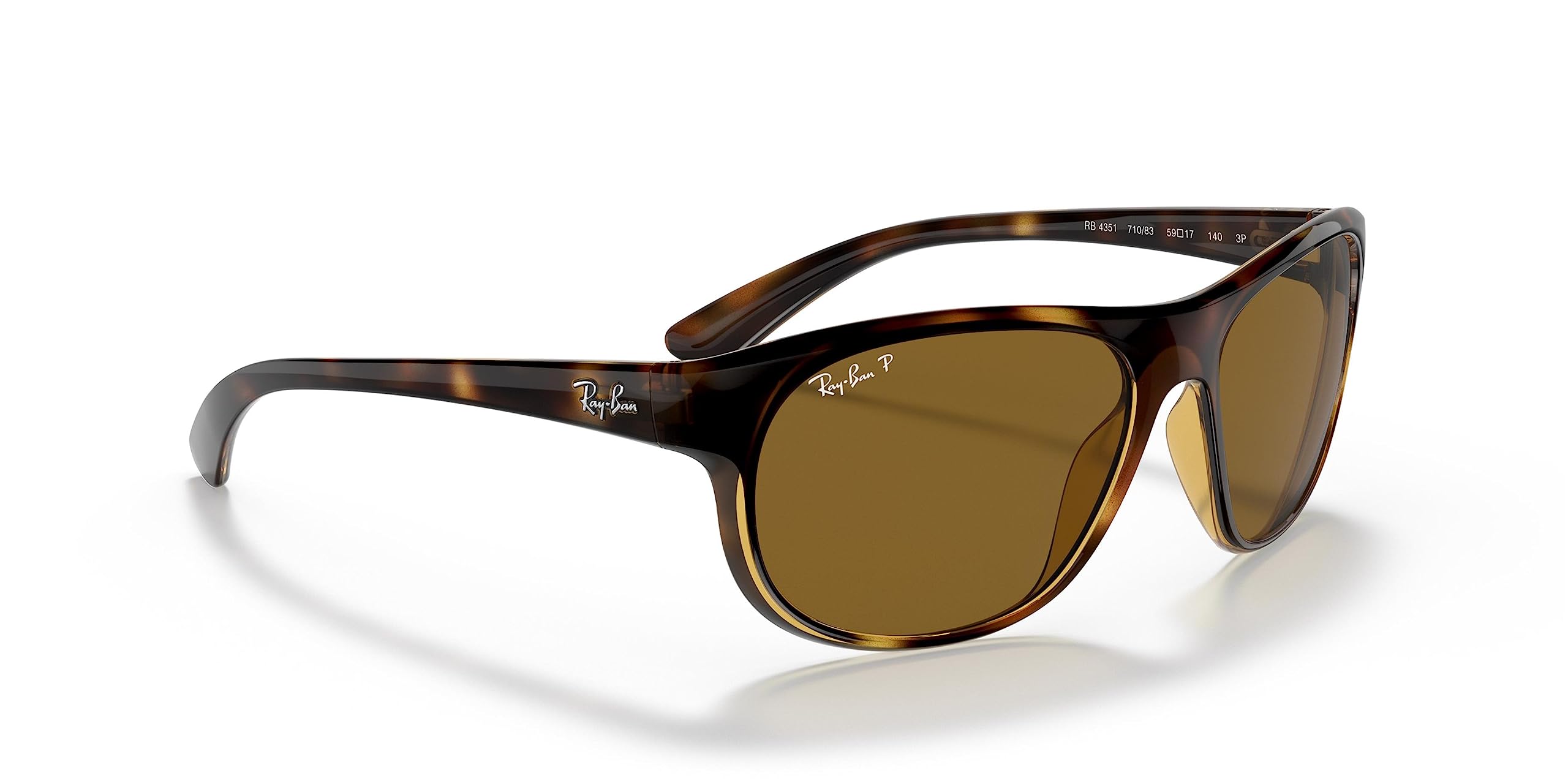 Ray-Ban RB4351 Rectangular Polarized Sunglasses for Men & Women - UV Protection, Classic Aviator Style - Perfect for Driving, Beach & Outdoor Activities