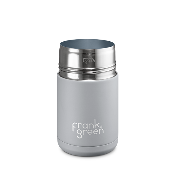 Eco-Friendly Ceramic Reusable Coffee Cup with Lid - 10oz (295ml) - Perfect for Home, Office & Travel Use