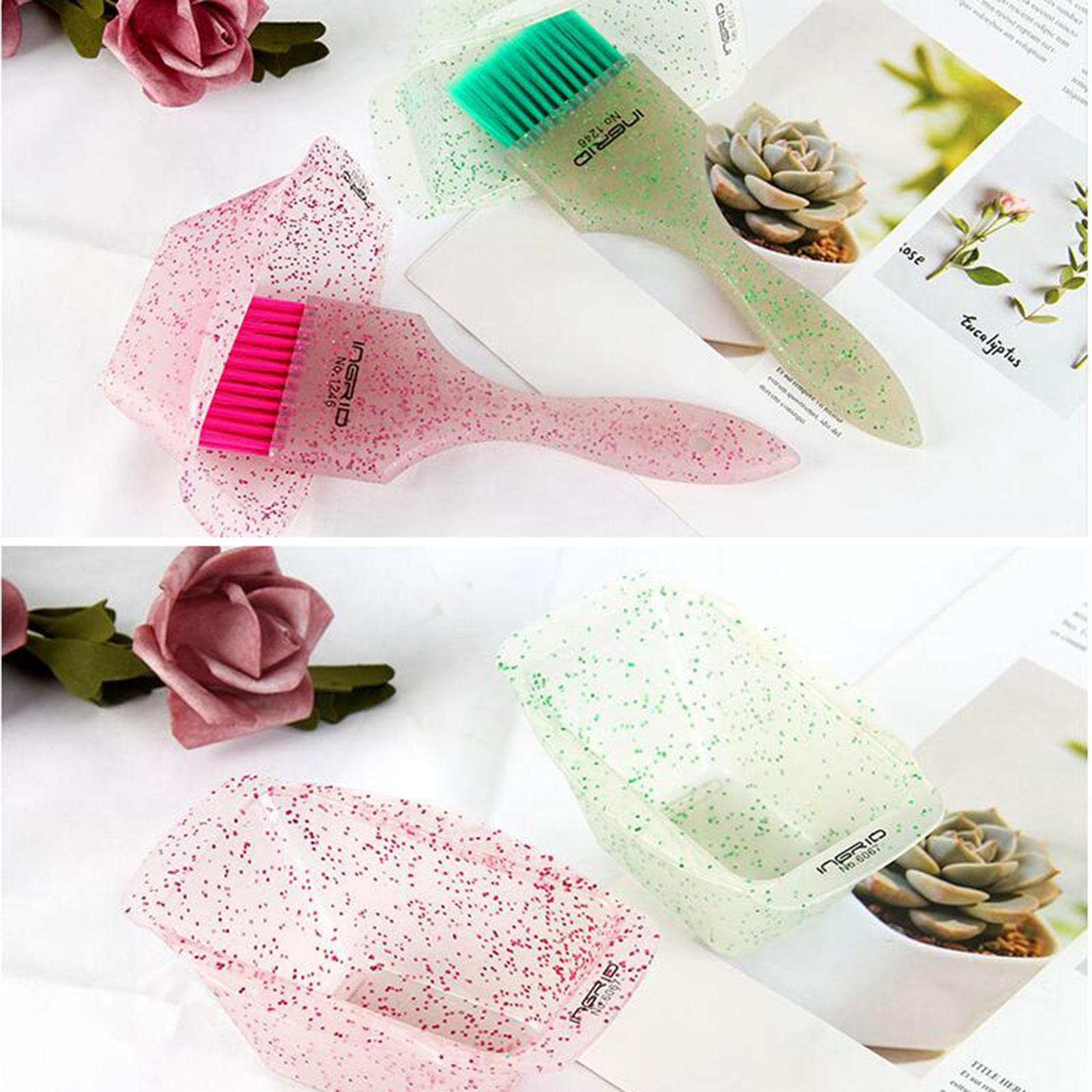 Professional Green Hair Dye & Styling Tools for Vibrant Salon-Quality Color at Home | Perfect for DIY Hair Coloring & Styling
