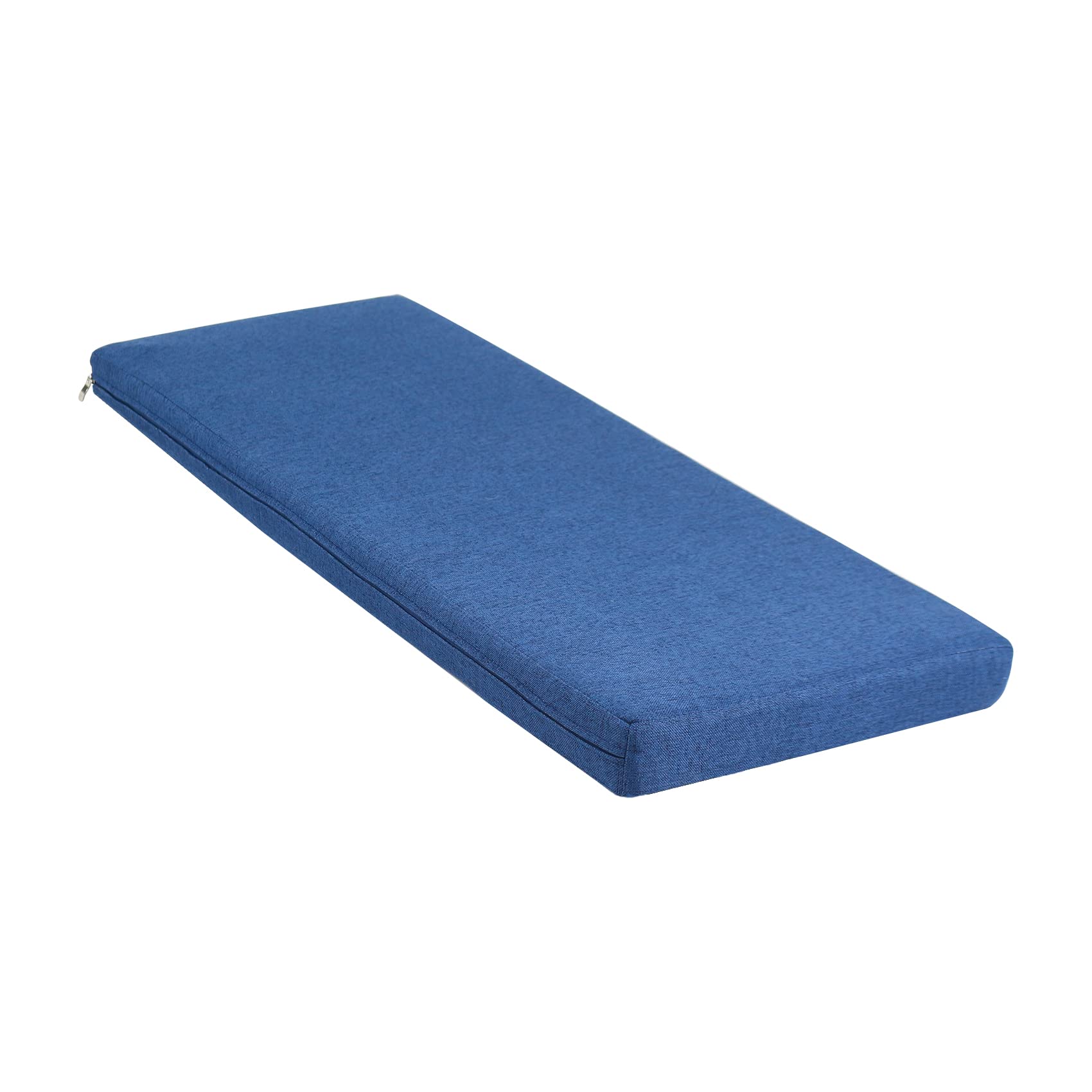 Premium Bench Cushion - Ultra Soft & Comfortable Indoor/Outdoor Furniture Seat Pad with UV Protection - Water Resistant Patio, Porch, Swing Pillow Cushion (Blue, 59.1×15.7×1.96 Inches) - Perfect for Garden, Deck, Poolside & Outdoor Lounging