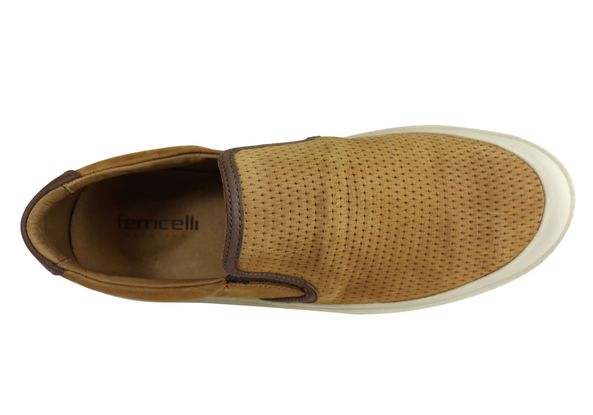 Ferricelli Justin Men's Leather Casual Shoes with Cushioning - Handmade in Brazil - Perfect for Work, Travel & Everyday Comfort