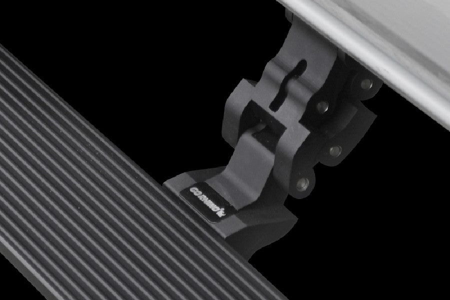 Chevy Silverado 1500 Go Rhino E1 Electric Running Boards - Textured Black Finish - Auto Step Kit for Easy Truck Access & Off-Road Use