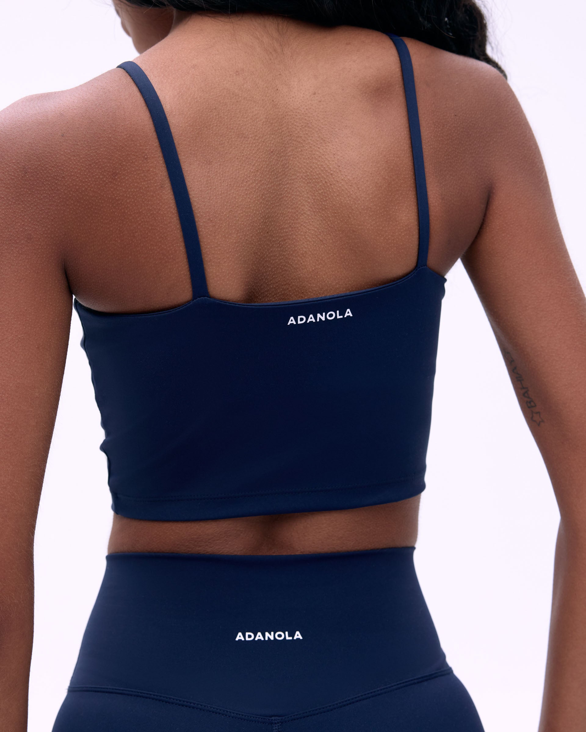 Ultimate Comfort Tank Bra for Women - Navy Blue - Perfect for Yoga, Workouts & Everyday Wear