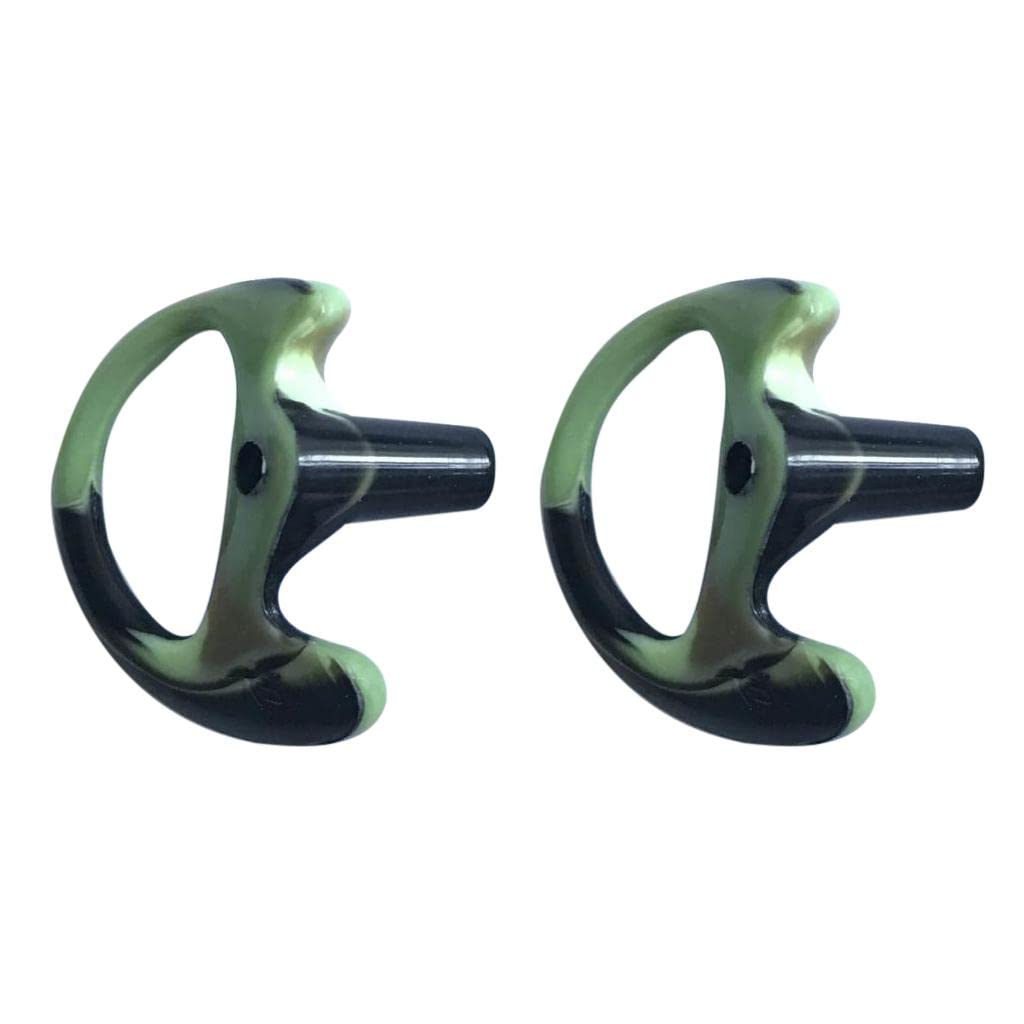 Premium Silicone Replacement Ear Tips for Radio Headsets - Left & Right Pair - Comfortable & Durable Earbuds for Air Tube, Acoustic Coil, and Audio Earpieces - Perfect for Aviation, Security, and Communication Professionals