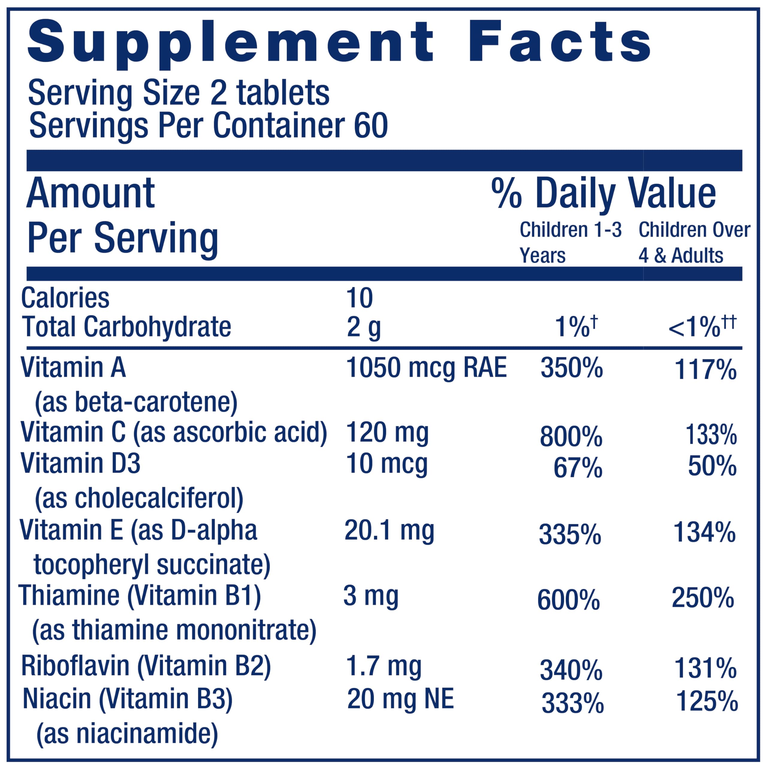 Life Extension Children's Multivitamin Chewable Tablets - Berry Flavor, 120 Count | Kids Daily Vitamins with 18 Essential Nutrients | No Added Sugar, Gluten-Free & Non-GMO Supplement | Supports Immune Health & Growth for Active Children