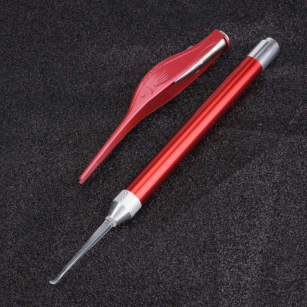 **Orl Baby & Kids Ear Cleaner Set - Safe Earwax Removal Tool Kit with Ear Pick & Tweezers for Gentle Ear Canal Cleaning (Red) - Perfect for Home, Travel & Baby Care**