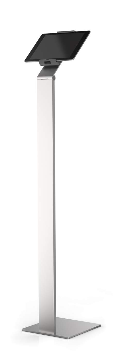 Premium Aluminum Tablet Floor Stand - Anti-Theft Lockable & 360° Rotatable | Universal Stand for 7-13