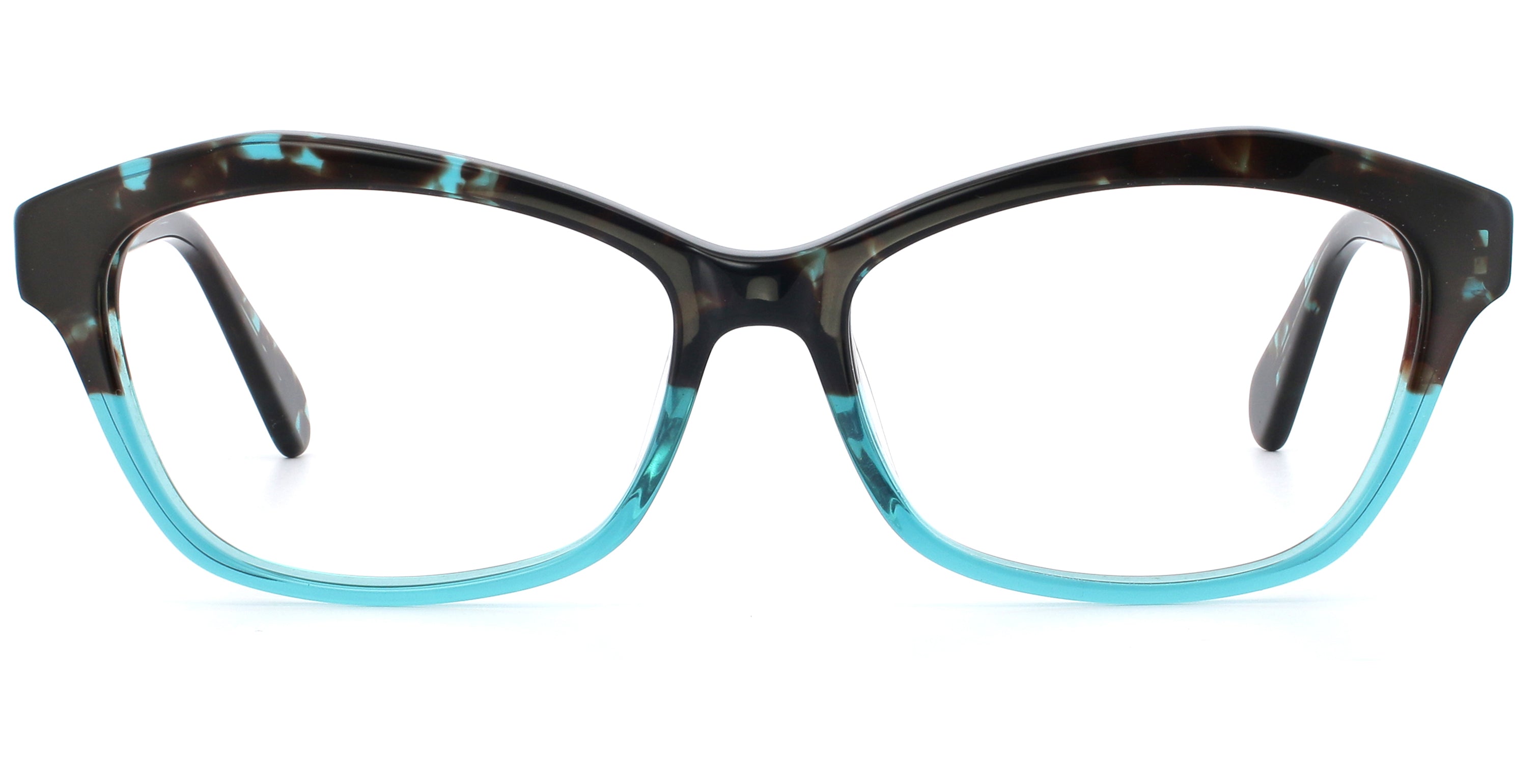 Speckled Two-Tone Cat Eye Reading Glasses Frame A17366 - Stylish & Comfortable for Women, Perfect for Reading, Work & Fashion Accessories