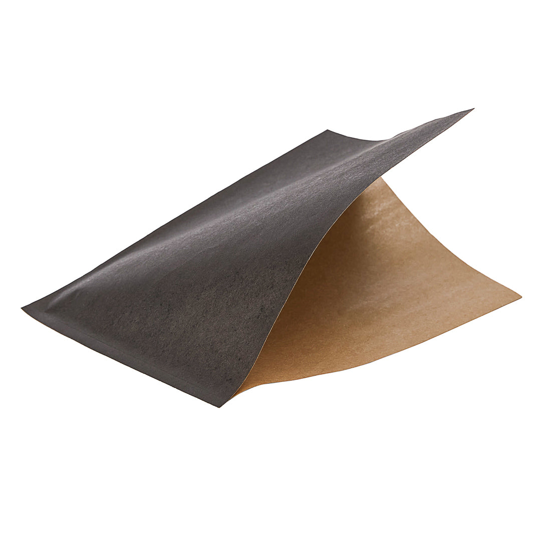 Black Greaseproof Paper Bags - Small Double Open Sandwich Bags 6.25