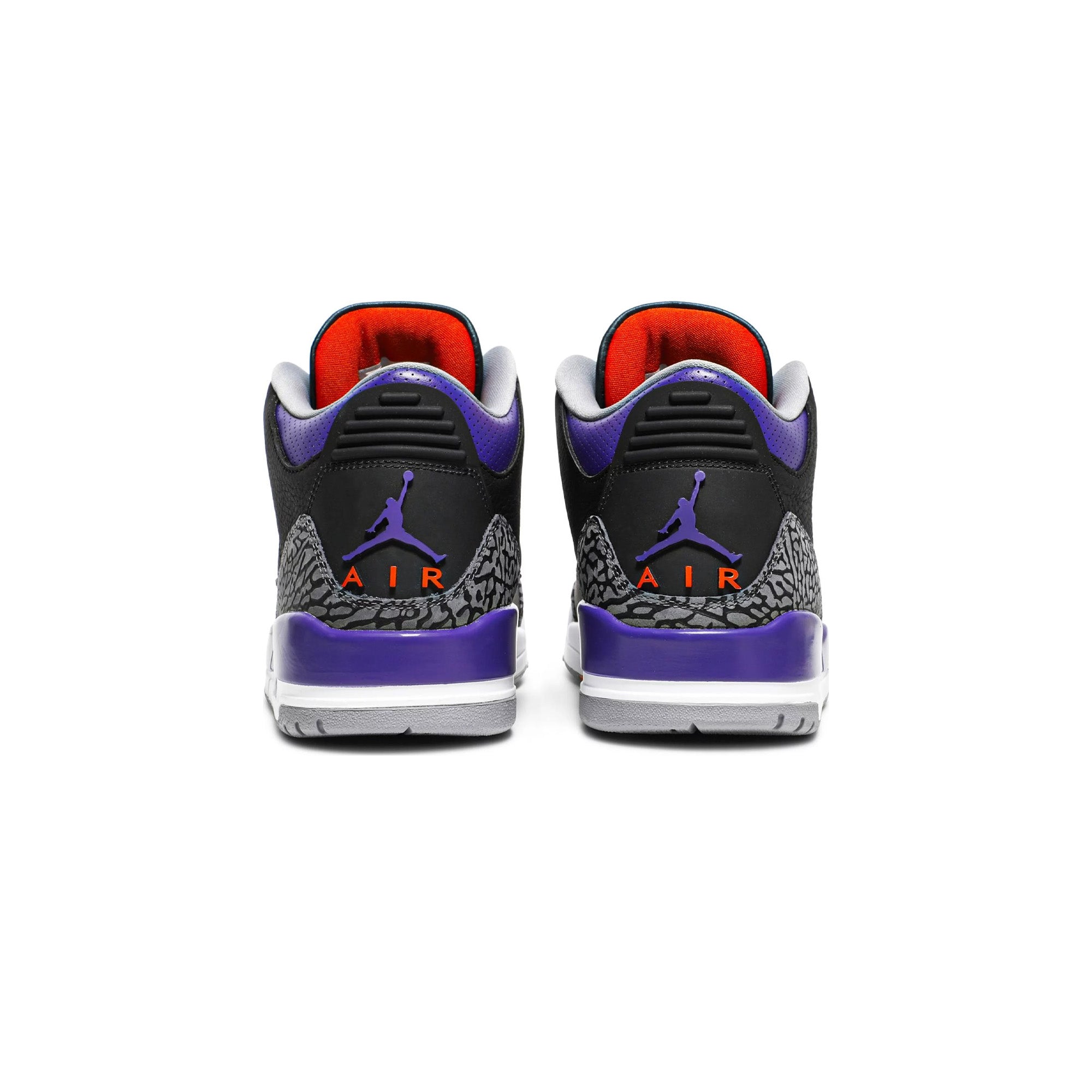 Air Jordan 3 Retro 'Court Purple' Basketball Shoes - Men's Sneakers for Sports & Casual Wear - Perfect for Basketball Games, Street Fashion & Collectors
