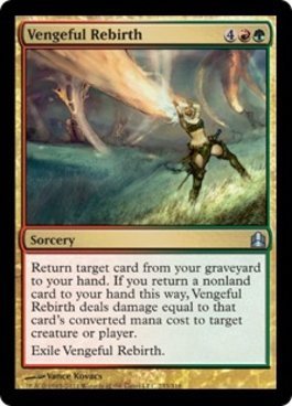 Magic The Gathering Vengeful Rebirth Commander Deck - MTG Card Game for Strategy & Multiplayer Battles - Perfect for Game Nights & Tournaments