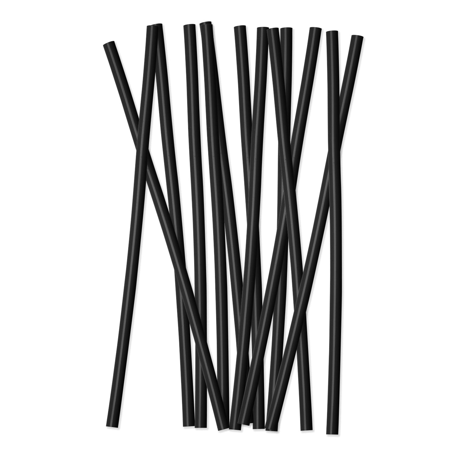 Eco-Friendly Reusable Plastic Drinking Straws - 12 Pack BPA-Free, Dishwasher Safe - Perfect for Smoothies, Cocktails & Iced Coffee at Home or Parties