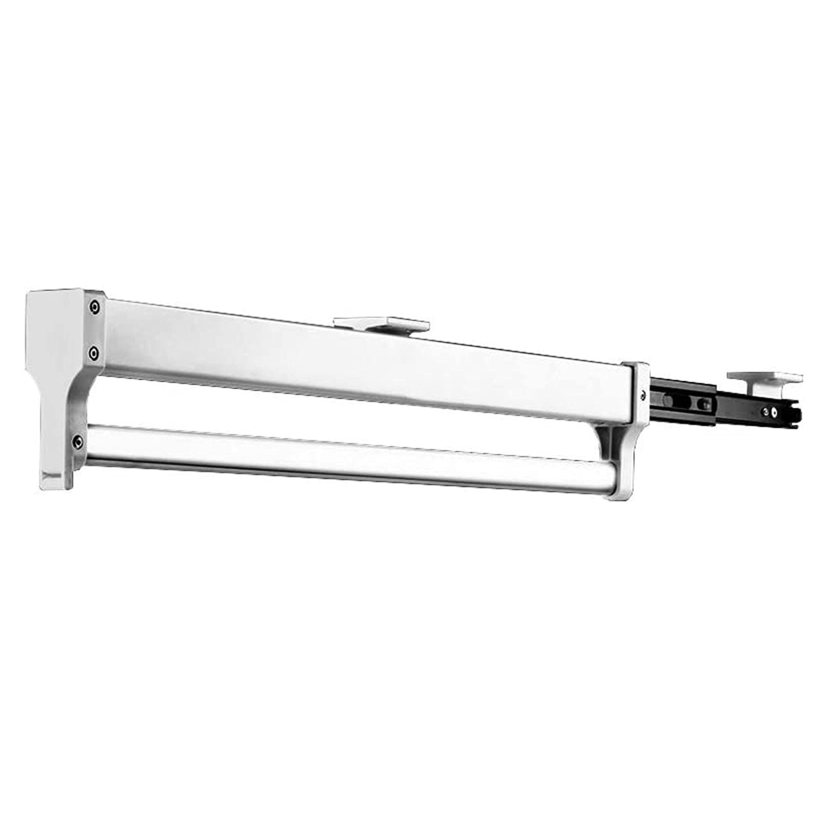 WERTY Pull-Out Closet Valet Rod - Extendable Adjustable Clothes Hanger Rail for Wardrobe Organization (19.6 Inch) | Space Saving Closet Organizer for Bedrooms, Walk-In Closets & Small Apartments