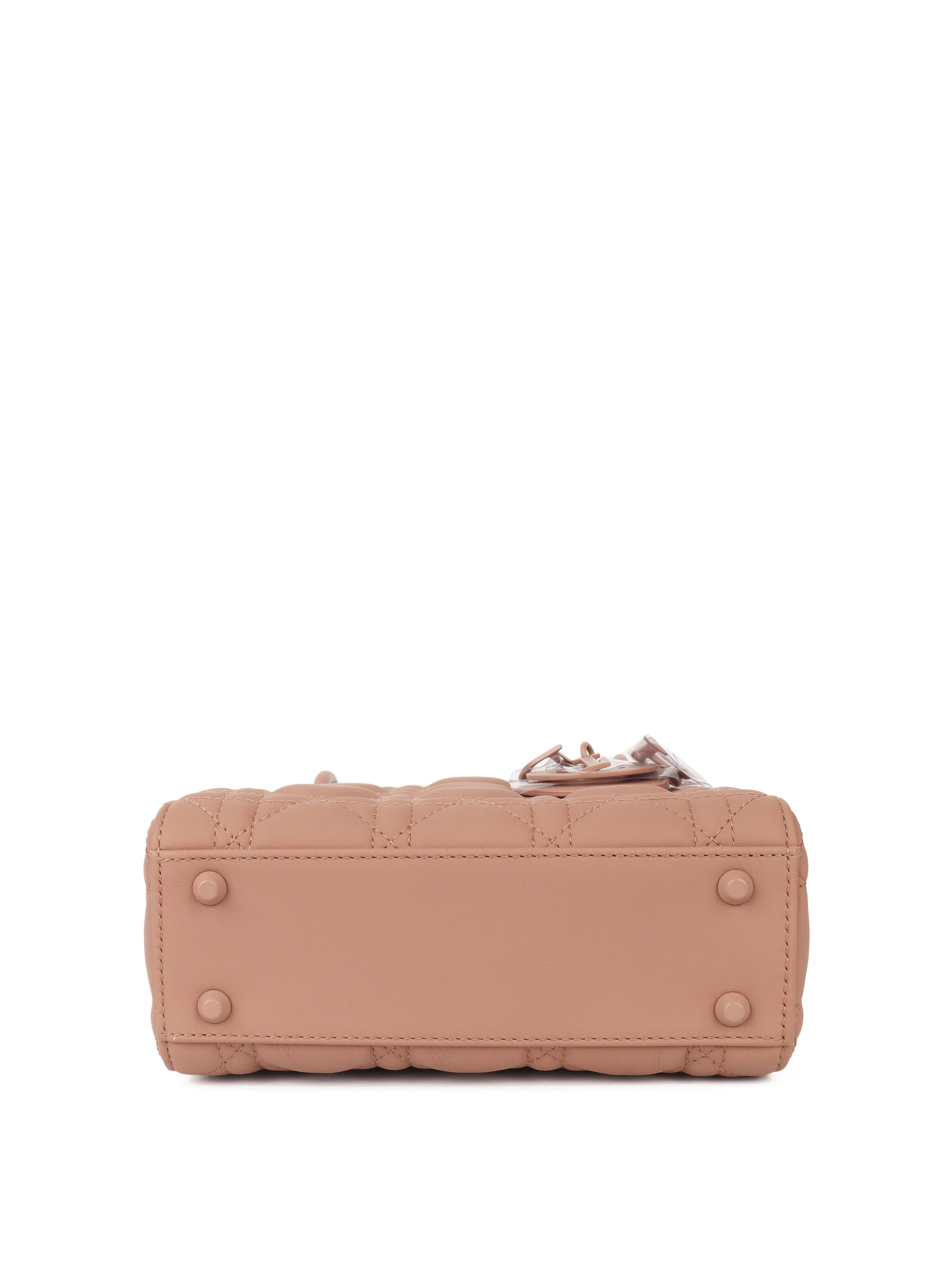 Dior Small Matte Lady Dior Blush - Luxury Designer Handbag for Women | Perfect for Evening Parties, Date Nights & Special Occasions
