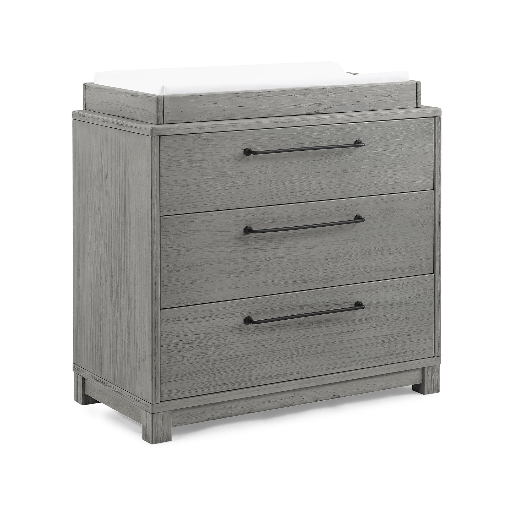 Willow 3 Drawer Dresser with Changing Top - Nursery Baby Changing Table & Storage Organizer for Newborn Essentials - Perfect for Baby Rooms, Daycares & Gift Registries