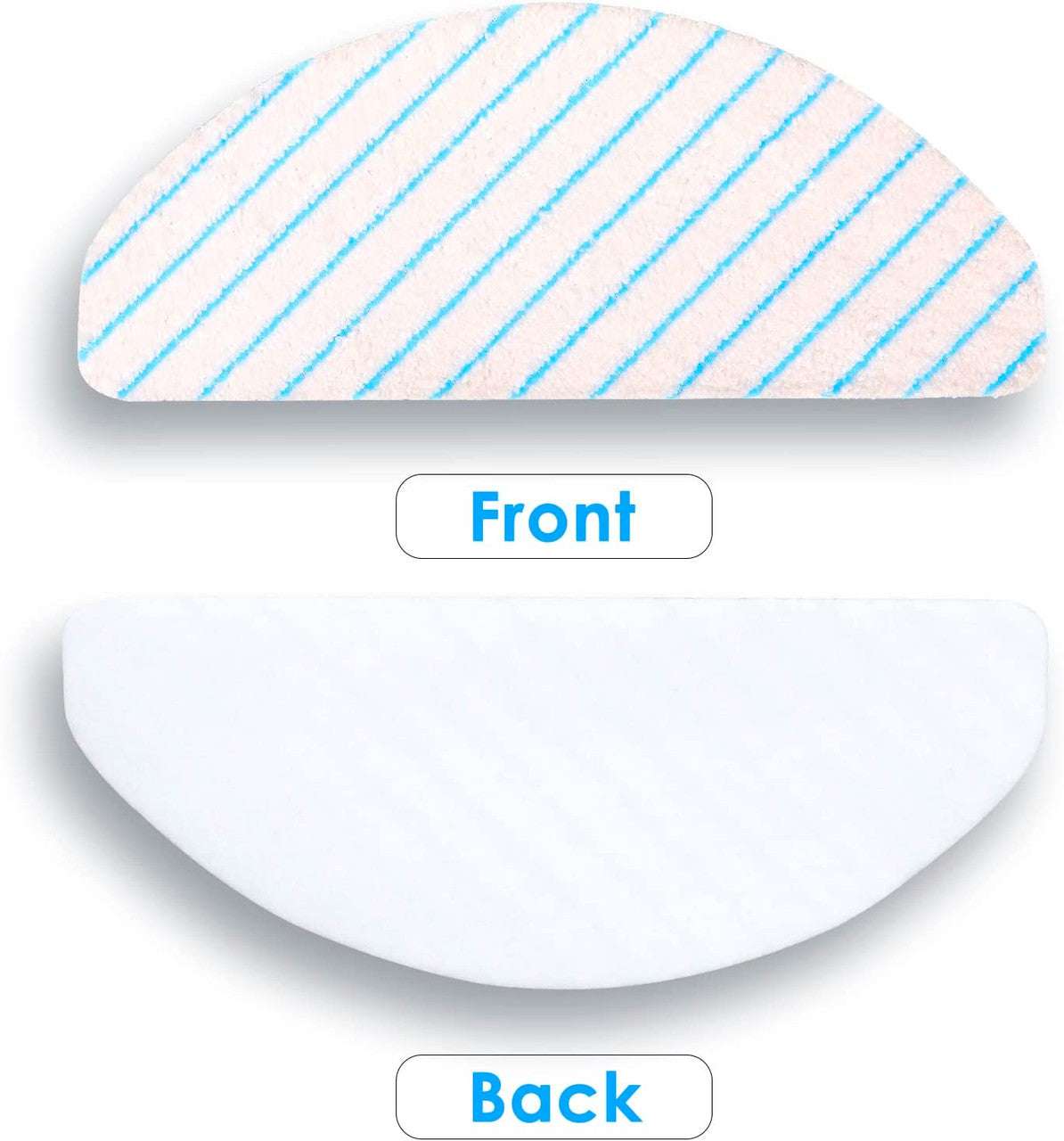 10-Pack Replacement Mopping Pads for Ecovacs Deebot T9/T9+/N8 PRO/N8 PRO+/N8/N8+/NEO/T8/T8+/T8 AIVI/X1 PLUS/T10 PLUS - Compatible with Multiple Models - Perfect for Hardwood Floors & Tile Cleaning