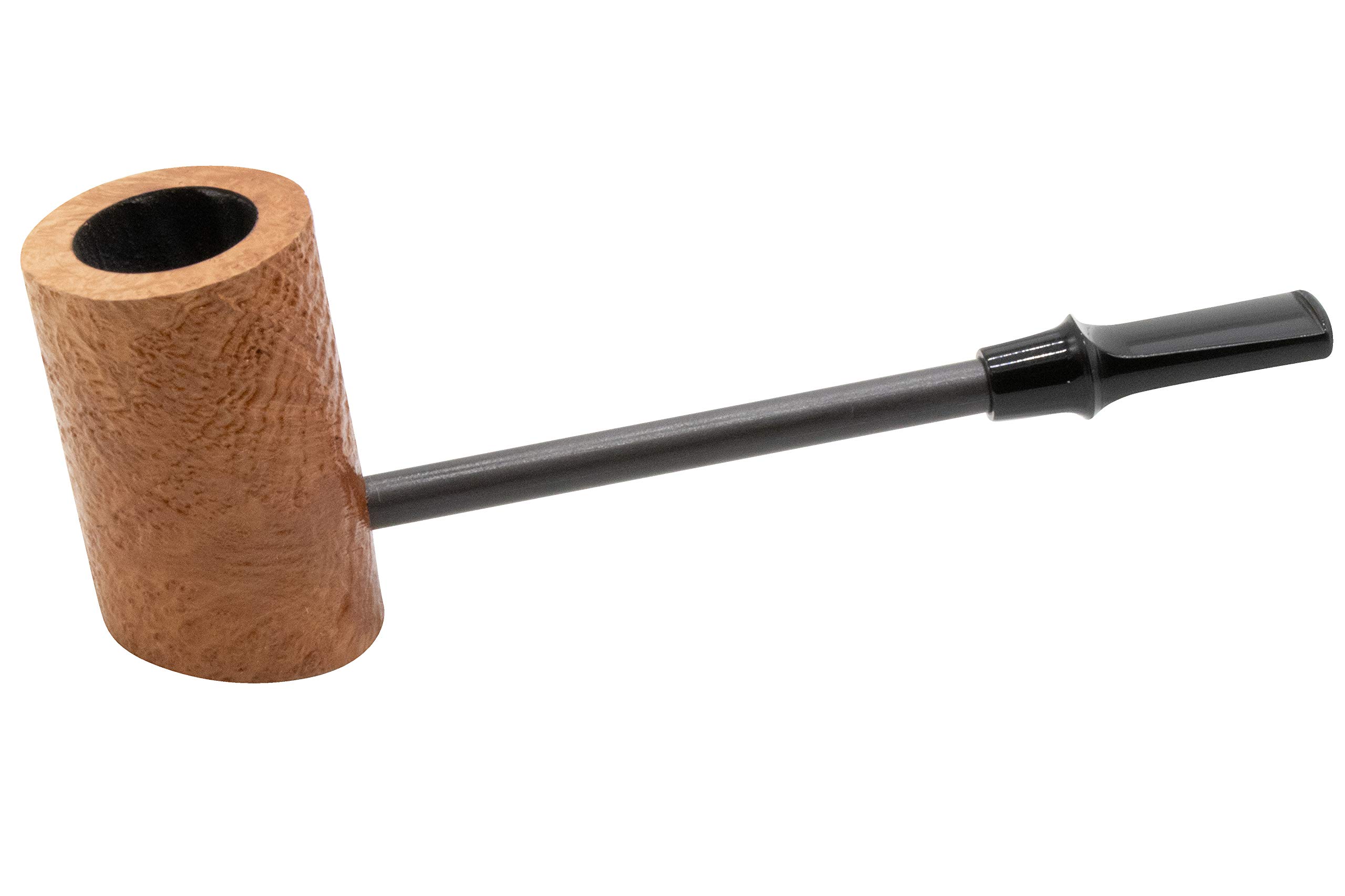 Eltang Basic Natural Sandblast Tobacco Pipe - Handcrafted Smoking Pipe for Men & Women - Perfect for Relaxation, Gifts & Collectors