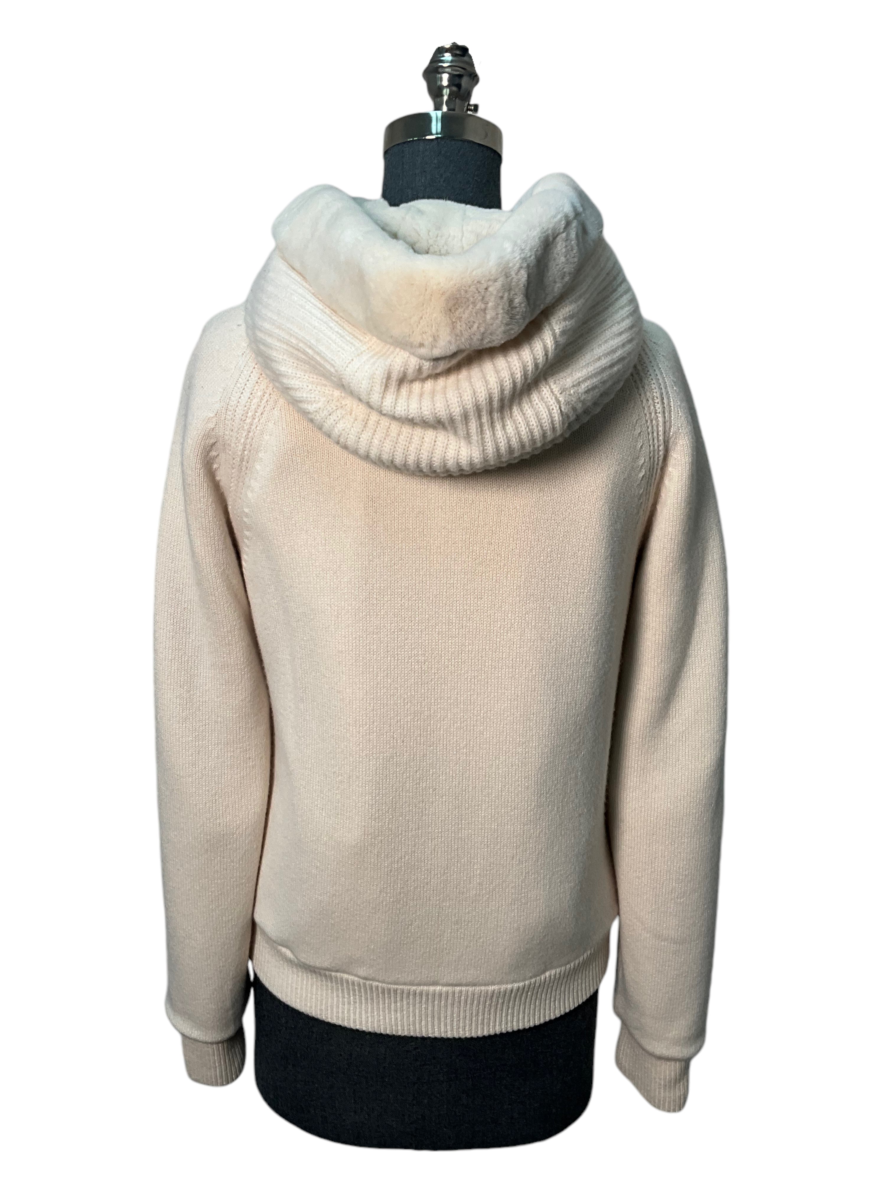 LORO PIANA Baby Cashmere Mink Fur Reversible Bomber Jacket - Size M NWT | Luxurious Winter Coat for Women, Soft Cashmere Blend, High-End Fashion Outerwear | Perfect for Cold Weather, Travel & Upscale Events