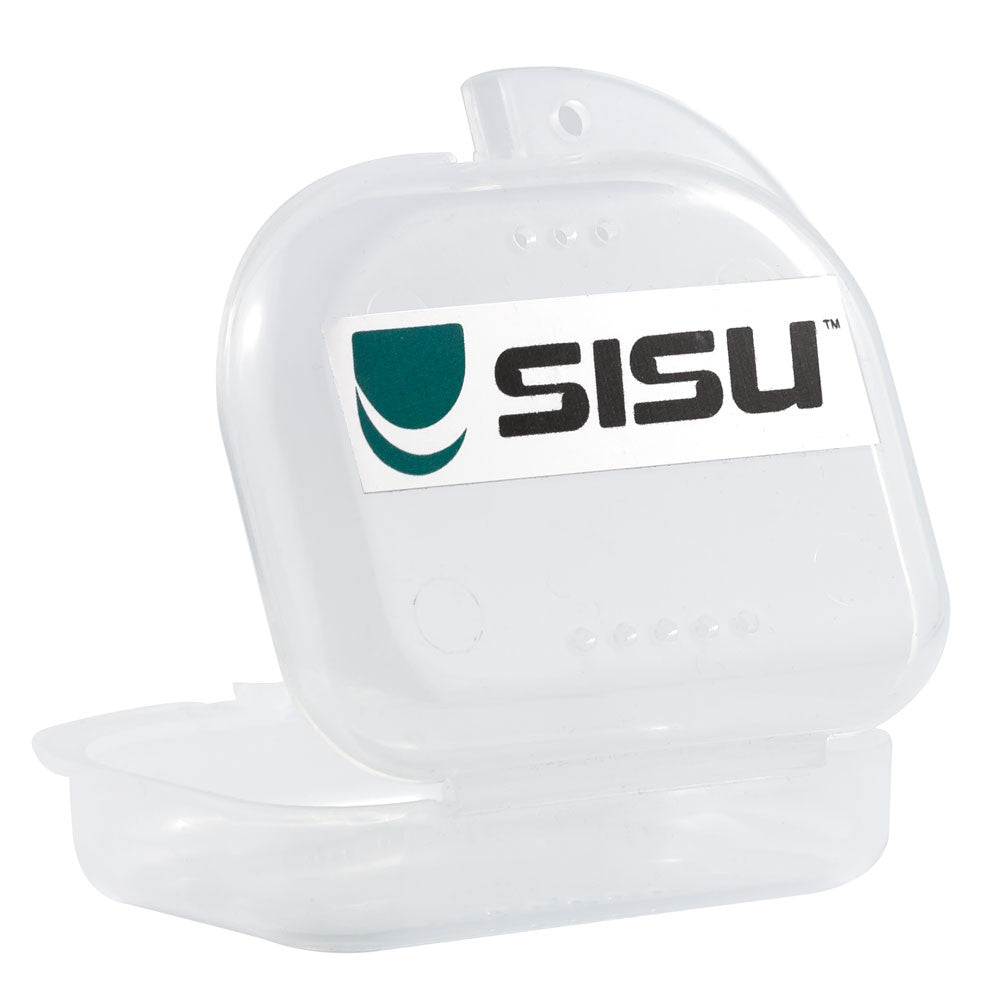 Sisu Mouthguard Case - Durable Protective Storage for Sports & Travel - White | Perfect for Athletes, Gym, and Outdoor Activities
