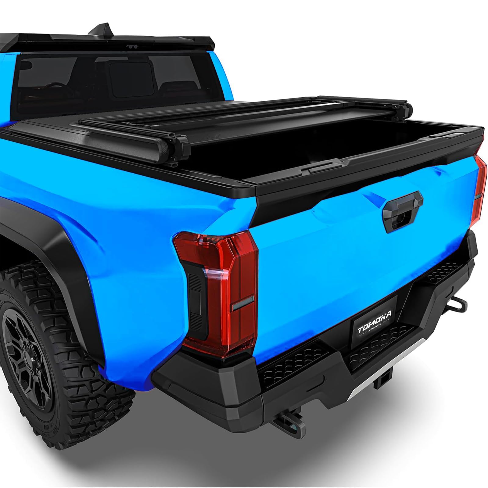 TOMOKA Vinyl Soft Tri-fold Truck Bed Tonneau Cover for 2024-2025 Toyota Tacoma (Excludes Trail Edition) | 5 Ft (60.5