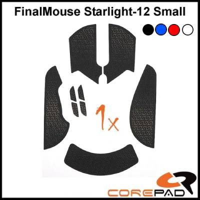 Corepad Soft Grips (Flat Edge) for Finalmouse Starlight 12 Small - Premium Gaming Mouse Grip for Enhanced Control & Comfort - Perfect for FPS, MOBA & Esports Gaming