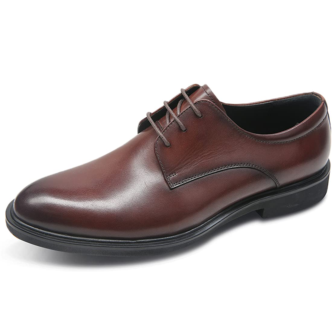 Premium Derby Men's Wedding Shoes - Classic Business Lace-Up Brogue Leather Oxfords for Formal Occasions, Office & Special Events