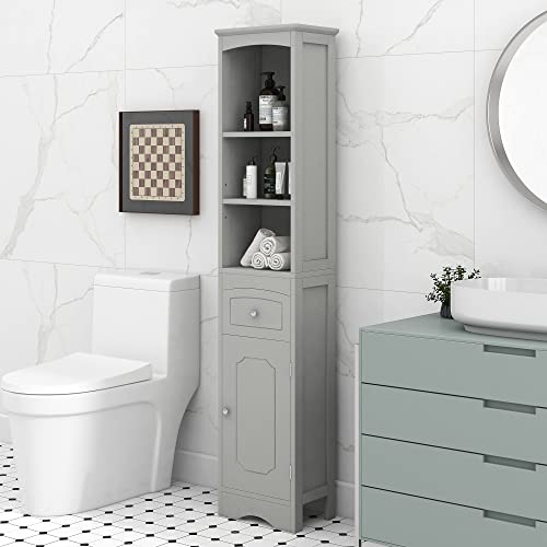 Gray(1door Shelves Drawers)
