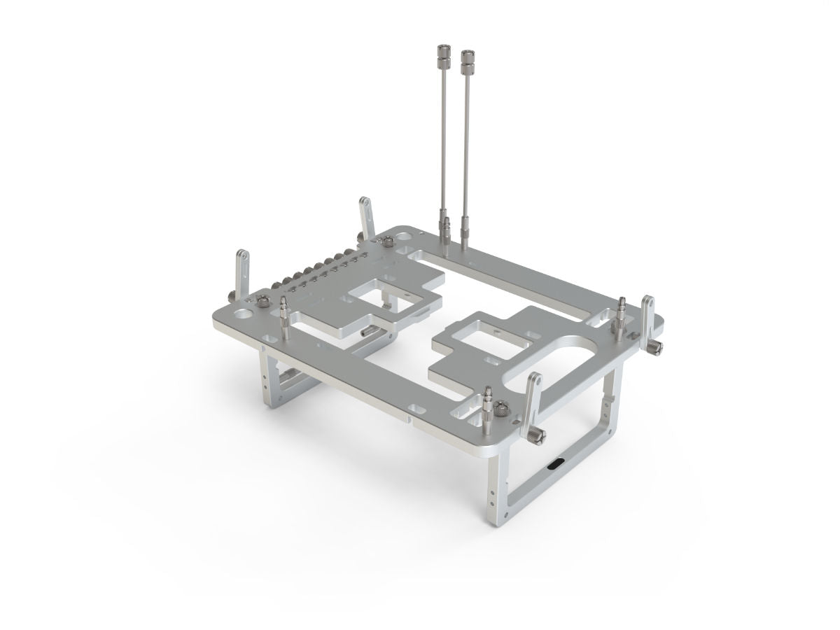 Streacom BC1 V2 Mini Benchtables - Compact Workstation for PC Building & Repair (Silver/Black/Titanium) | Ideal for Electronics Hobbyists & DIY Enthusiasts