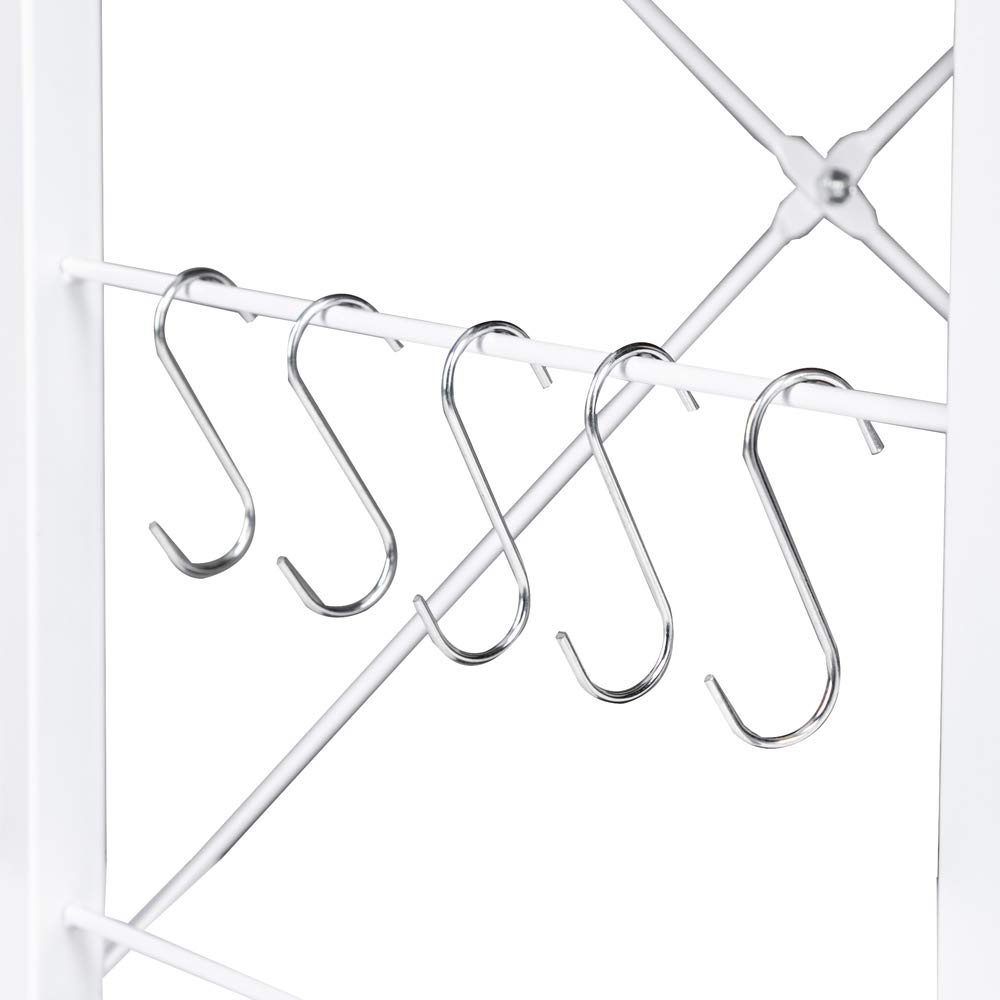 3-Tier Industrial Kitchen Baker's Rack with Microwave Stand - Heavy Duty Storage Cart & Workstation Shelf for Home, Restaurant, Hotel - Perfect for Baking, Cooking & Small Appliance Organization