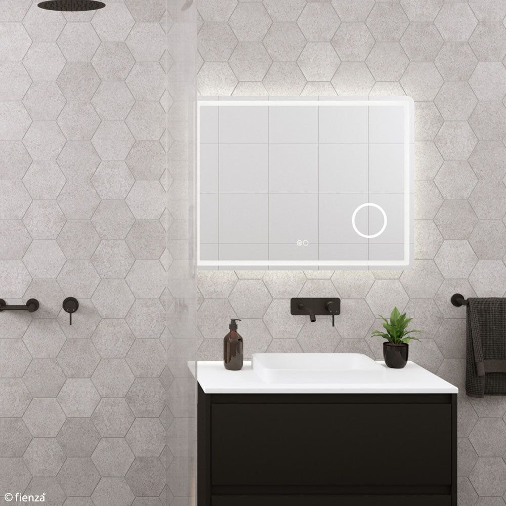 Fienza LED04 90 Deejay LED Vanity Mirror - 35.4