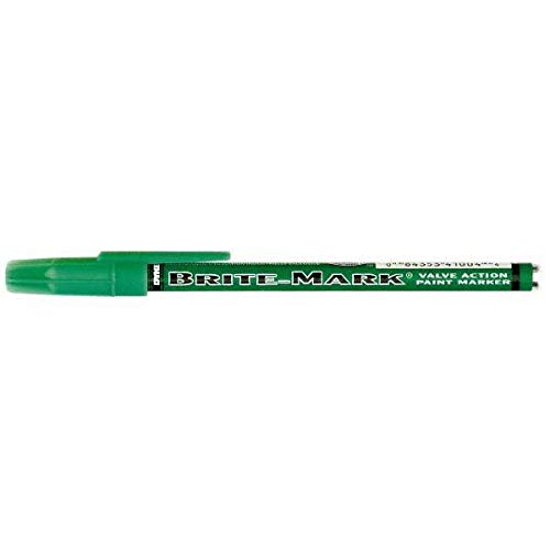 Dykem Green Fine Tip Oil-Based Marking Pen (40 Pack) - Ideal for Metalworking, Woodworking & Industrial Use