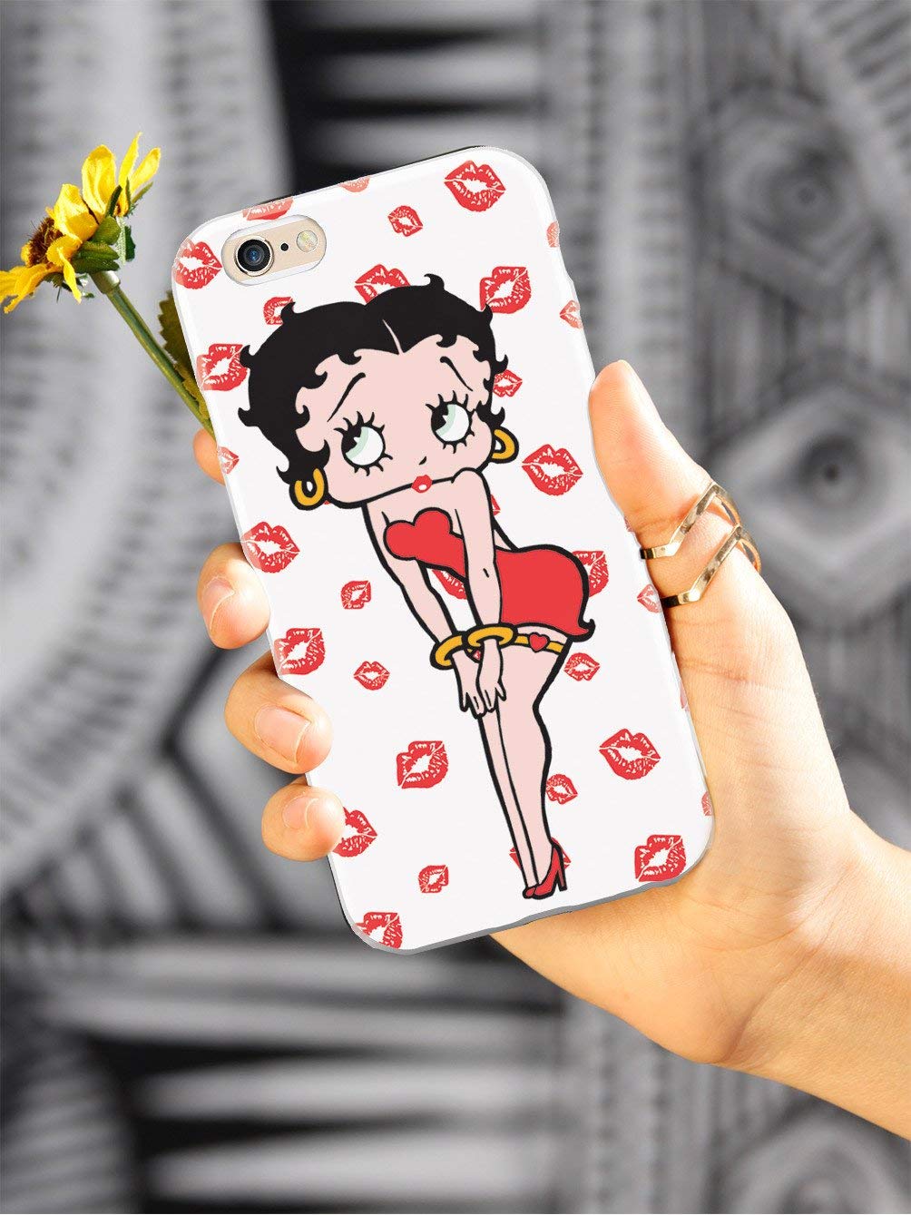Betty Boop iPhone SE Case - 3D Textured Protective Cover for Apple iPhone SE (2020/2022) - Shockproof Slim Fit Phone Case with Anti-Slip Design - Perfect for Everyday Use, Work & Travel