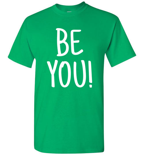 JPAS Be You Short Sleeve Two-Sided Graphic T-Shirt for Men & Women | Multiple Color Options | Casual Wear & Everyday Outfits