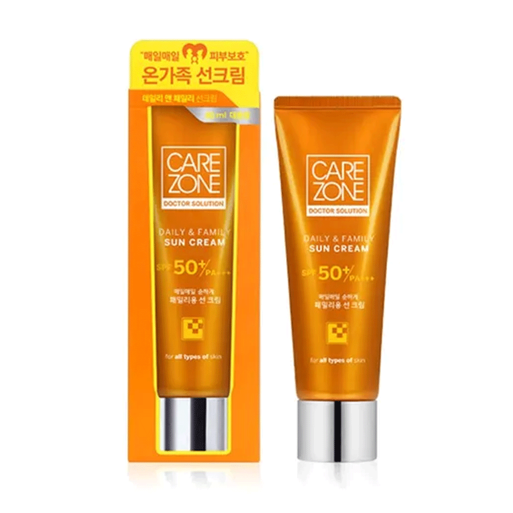 CAREZONE SPF50+ PA+++ Sunscreen for Daily & Family Use - 80ml - Lightweight, Water-Resistant Sun Protection for Outdoor Activities, Beach & Travel
