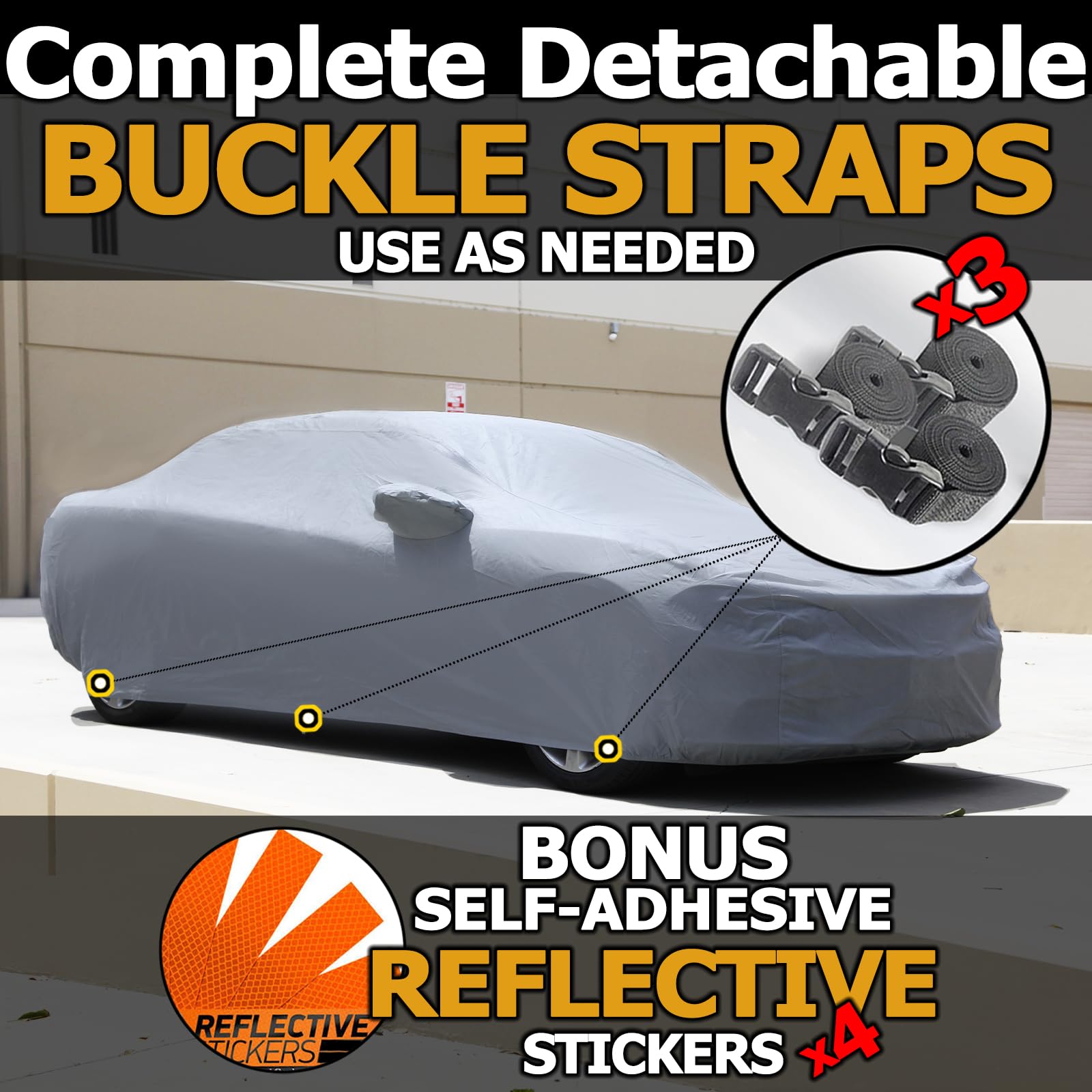 2020-2025 Toyota GR Supra Car Cover - XTREMECOVERPRO Diamond Series Waterproof Outdoor Car Cover (Grey) - All Weather Protection for Rain, Snow, UV Rays - Perfect for Garage, Driveway & Long-Term Storage