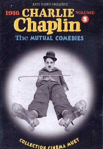 Charlie Chaplin: The Mutual Comedies DVD Collection (One A.M. / The Pawnshop / The Rink / The Floorwalker) - Classic Silent Films, PAL Region 2 Import from France - Perfect for Movie Collectors and Film History Enthusiasts