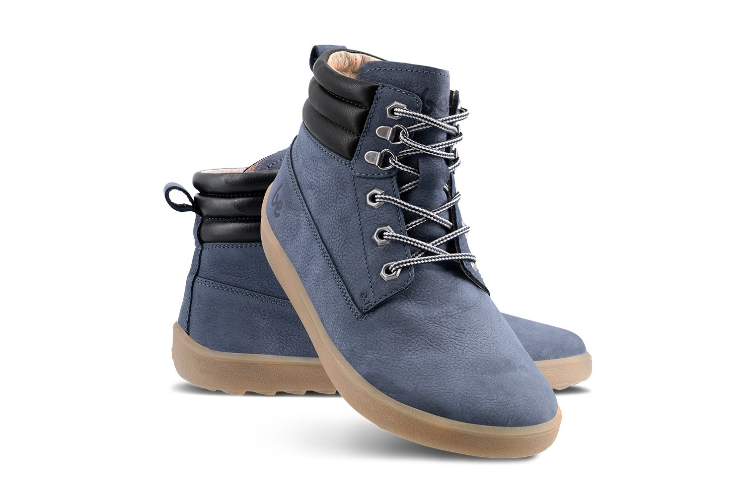 Barefoot Boots for Women - Be Lenka Nevada Neo Dark Blue | Minimalist Comfort Shoes for Walking, Hiking & Everyday Wear