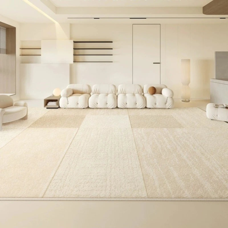 Nathalie Serenity Wave Waterproof Antibacterial Area Rug - Non-Slip Washable Indoor/Outdoor Carpet for Living Room, Bedroom, Patio & Bathroom