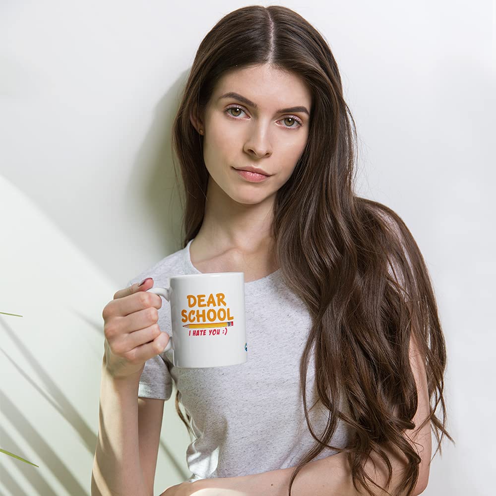 Funny Back to School Mugs for Kids, Students & Teachers - First Day of School Gift Ideas for Classroom & Homeschooling - Perfect Coffee Cup for Study Breaks & Teacher Appreciation