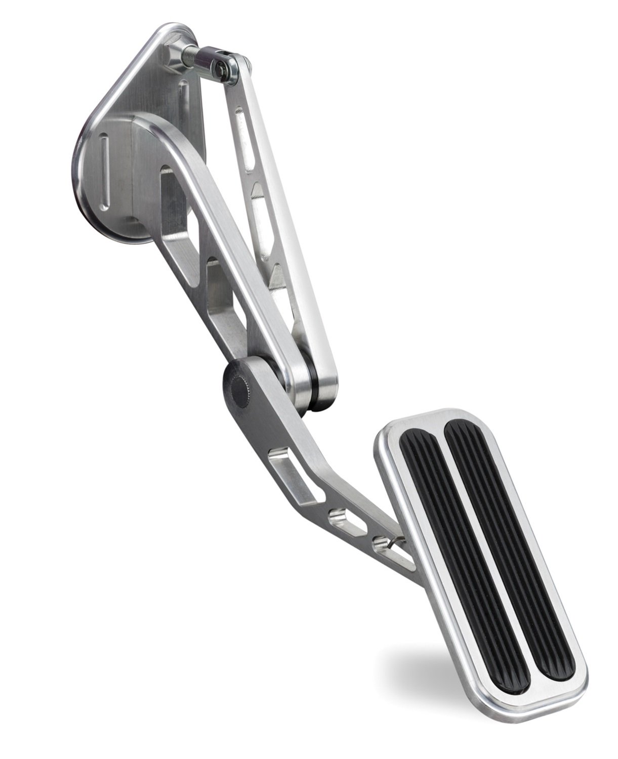 Lokar BAG-6115 Brushed Billet Aluminum Throttle Pedal with Rubber Grip - High-Performance Upgrade for Hot Rods, Muscle Cars & Custom Builds (Perfect for Racing, Street Performance & Show Vehicles)