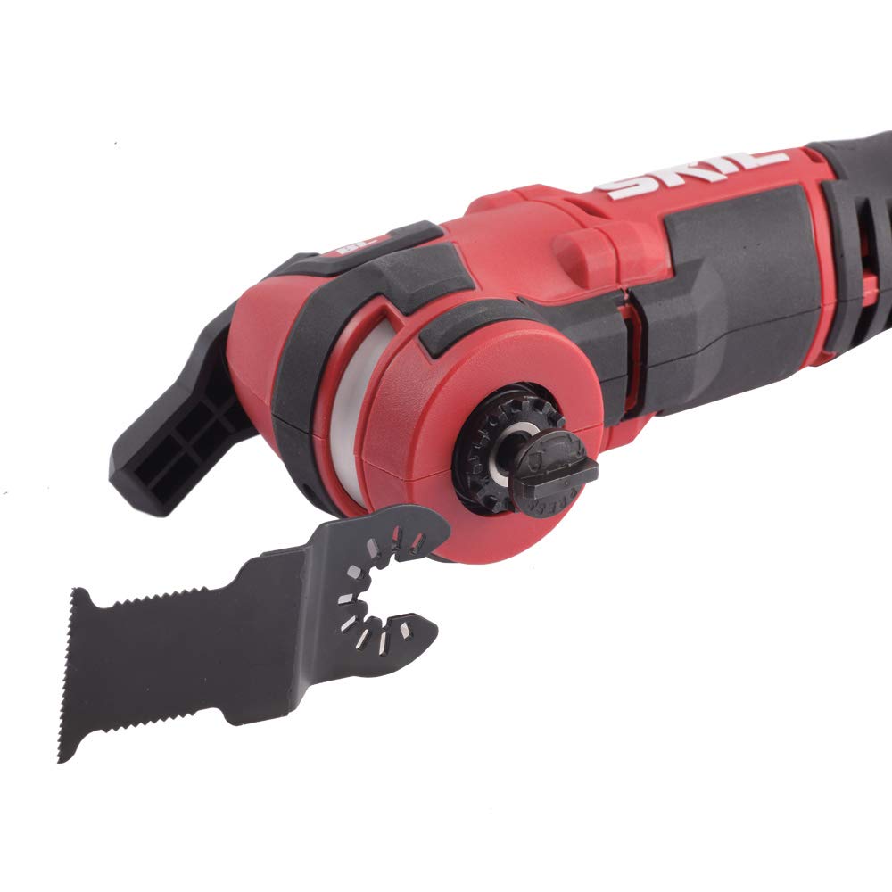 SKIL CB738701 3-Tool Combo Kit - Brushless 12V Cordless Drill Driver (1/2 Inch), Oscillating Multi-Tool & Work Light with 2.0Ah Lithium Battery & Charger - Perfect for DIY Projects, Home Repairs & Professional Construction Work