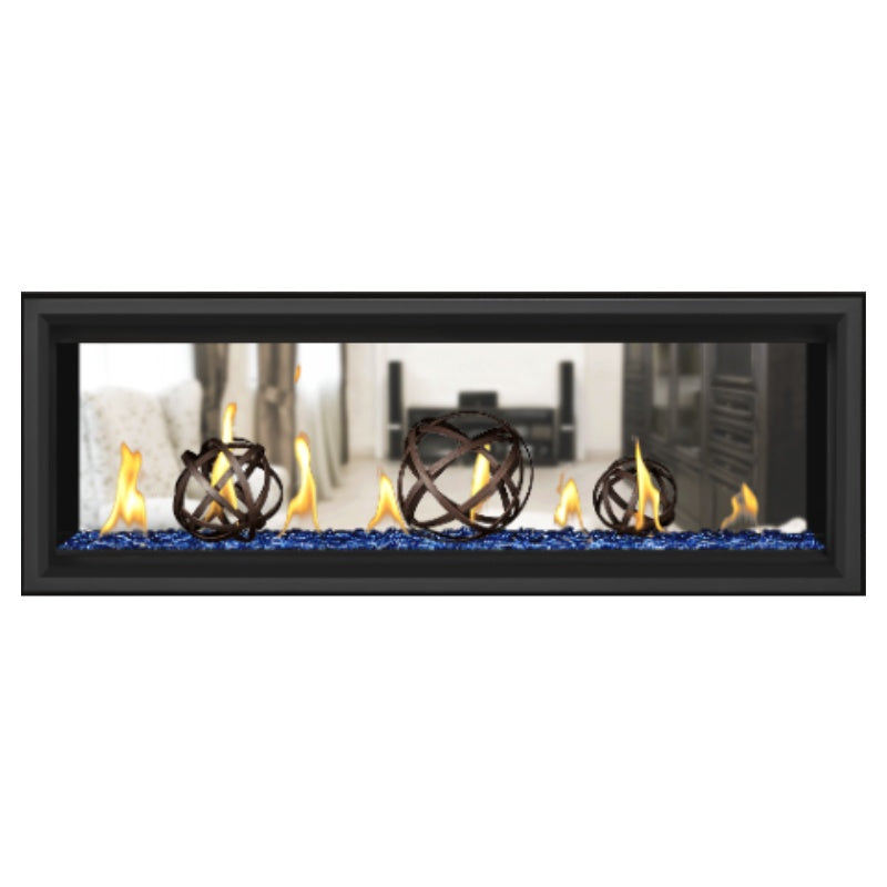 Napoleon Vector 50 See-Through Linear Direct Vent Gas Fireplace LV50N2 - Modern Heating Solution for Living Rooms & Patios