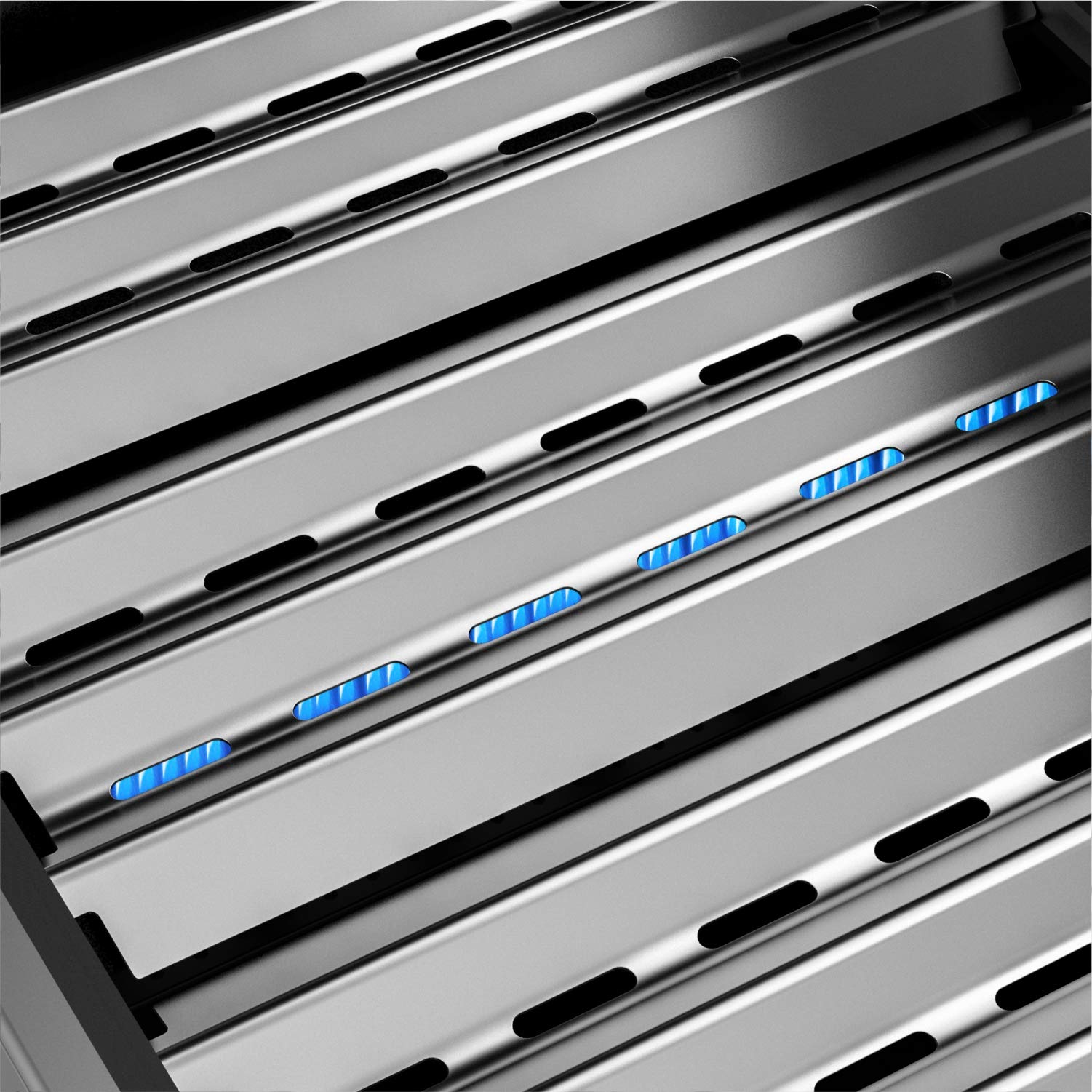 OnlyFire 5-Piece Stainless Steel Flavorizer Bars & Heat Plates Replacement for Broil King Gas Grills - Durable BBQ Grill Parts for Even Heat Distribution | Perfect for Backyard Grilling, Camping & Outdoor Cooking