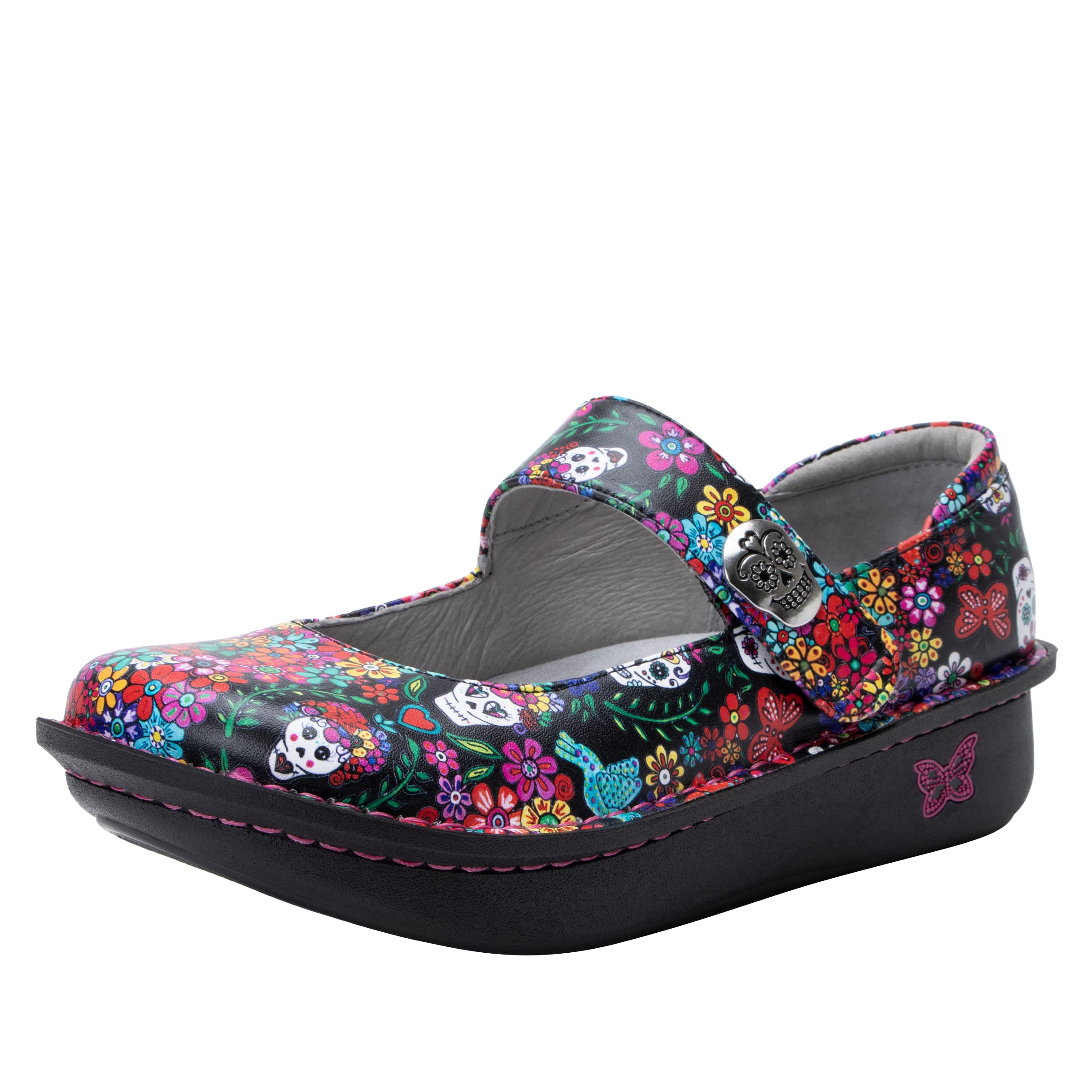 Alegria Women's Paloma Leather Slip-On Shoes - Comfortable & Stylish for Work, Nursing, and Everyday Wear