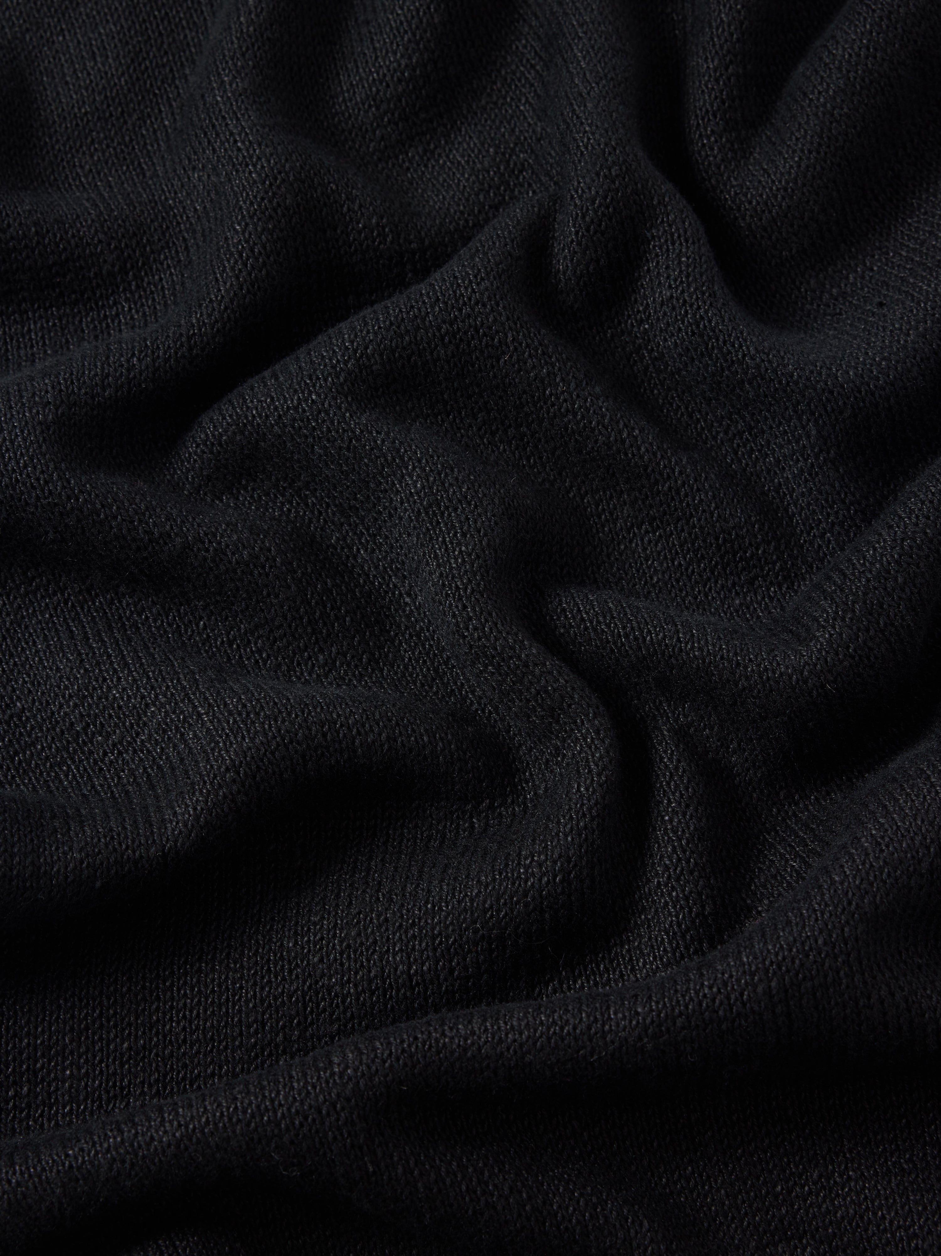 Linen Slub Knitted Skirt for Women - Black | Casual Summer Skirt | Perfect for Beach, Vacation & Everyday Wear